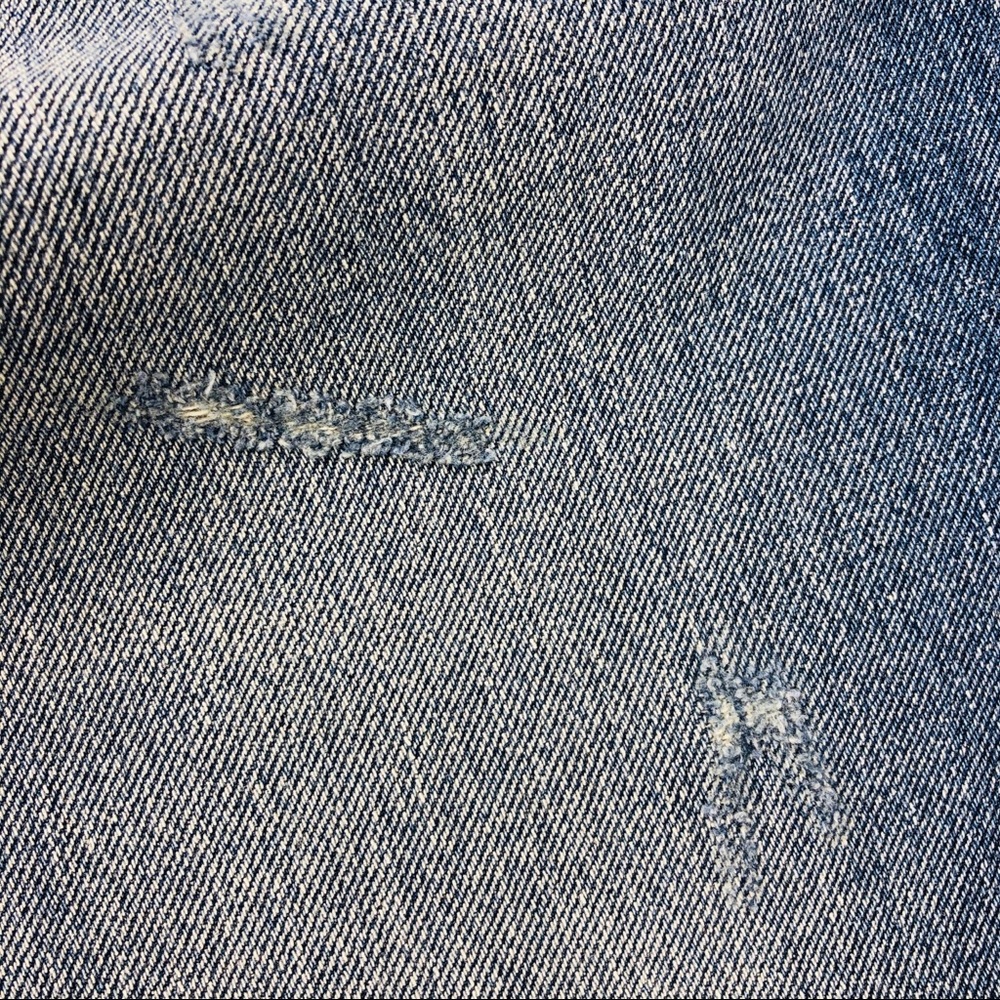Goodthreads Straight Fit Jean Blue Destroyed New - Picture 5 of 8